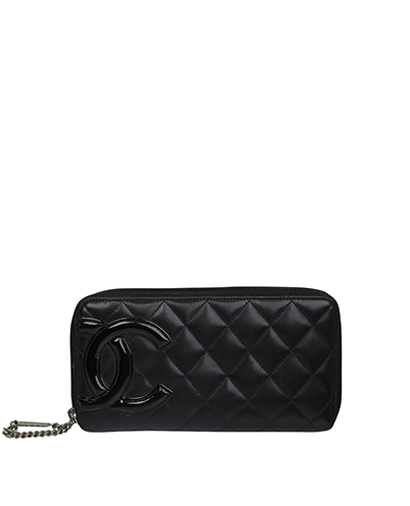 Chanel Zip Around Cambon Wallet, front view